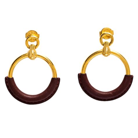 used hermes earrings for women